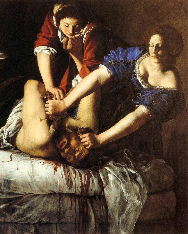 Artemisia gentileschi Judith Slaying Holofernes oil painting picture